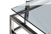 47ED-ET162BL Стол журнальный темн.стекло/темн.хром 