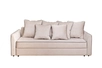 Диван Mores(K)кант трехместный раскладной, велюр бежевый Colton 002-BEG 