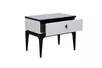 GD-00004 Тумбочка прикроватная Este черно/серая 