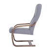 кресло Кристалл  Фреш 12 светло-серый каркас  Орех