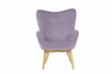 кресло Кресло Манго - Ножки Бук  фреш 16 лавандовый каркас  Бук