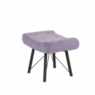 пуф Пуф Манго - Ножки металл  фреш 16 лавандовый каркас  Чёрный