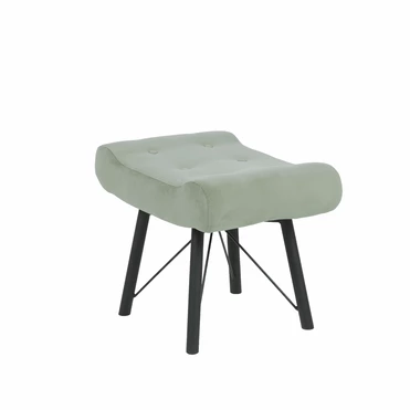 пуф Пуф Манго - Ножки металл  Фреш 19 минт каркас  Чёрный