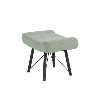 пуф Пуф Манго - Ножки металл  Фреш 19 минт каркас  Чёрный