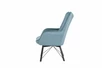 кресло Кресло Манго - Ножки металл  Серо-голубой каркас  Чёрный