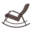 кресло-качалка Ирса  фреш 05 коричневый каркас  Орех