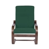 кресло Кристалл  Фреш 25 зелёный каркас  Орех