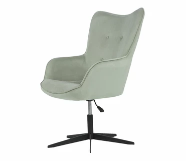 кресло Кресло Манго - Ножки Пятилучие  Фреш 19 минт каркас  Чёрный