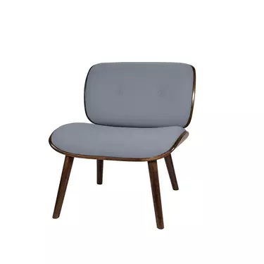 кресло Конда  Фреш 12 светло-серый каркас  Орех