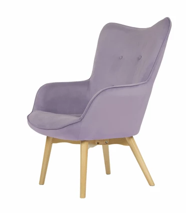 кресло Кресло Манго - Ножки Бук  фреш 16 лавандовый каркас  Бук