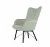 кресло Кресло Манго - Ножки металл  Минт каркас  Чёрный