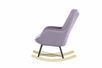 кресло-качалка Кресло-качалка Манго - Ножки бук-металл  фреш 16 лавандовый каркас  Бук