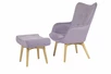 кресло Кресло Манго - Ножки Бук  фреш 16 лавандовый каркас  Бук