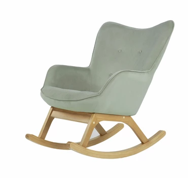 кресло-качалка Кресло-качалка Манго - Ножки бук  Фреш 19 минт каркас  Бук