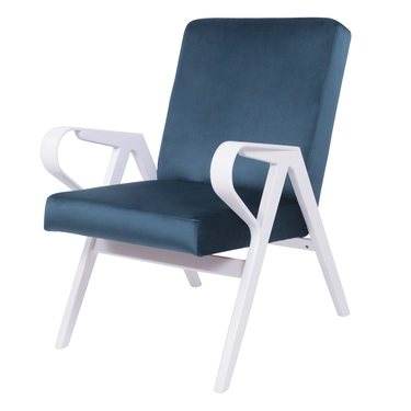 кресло Форест  Малахит каркас  Белый