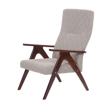 кресло Оскар  Лофт 01 серый каркас  Вишня