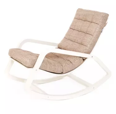 кресло-качалка Онтарио  Миндаль каркас  Бежевый