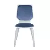 стул Бертран  Голубой каркас  Белый