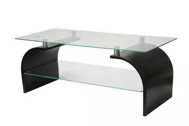 журнальный стол Гурон 2   каркас  Венге структура