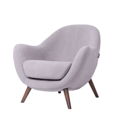 кресло Анхель  Перламутр каркас  Орех