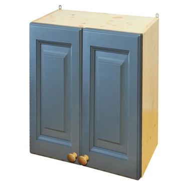 Шкаф массив сосны настенный 2 дверки Весури арт. 260 морин