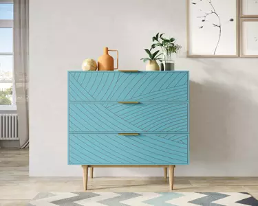 Комод с тремя ящиками "Line" LN12/GR1