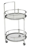 Столик сервировочный Моника ЕТ-221, 54х88 см, акрил/серебро