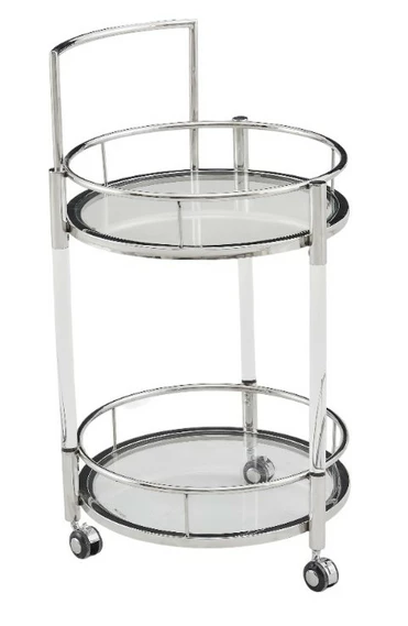 Столик сервировочный Моника ЕТ-221, 54х88 см, акрил/серебро