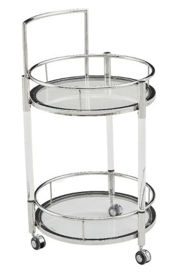 Столик сервировочный Моника ЕТ-221, 54х88 см, акрил/серебро