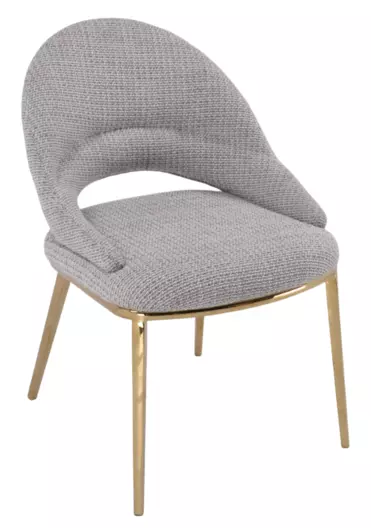 Стул обеденный Capella MC3016-BG-2, бежевый/глянцевое золото