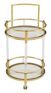 Столик сервировочный Моника ЕТ-221, 54х88 см, акрил/золото