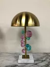 Лампа настольная MOLECULE с разноцветными шарами, 30х51 см, золото