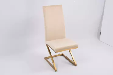 Стул обеденный Палермо MC799-BG-1, 60х46х105 см, бежевый/матовое золото