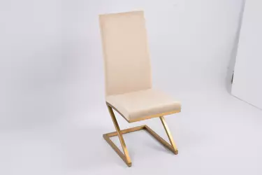 Стул обеденный Палермо MC799-BG-1, 60х46х105 см, бежевый/матовое золото