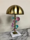 Лампа настольная MOLECULE с разноцветными шарами, 30х51 см, золото