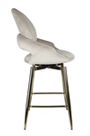 Стул барный Виола BS1376-BG-2, 55х46х105 см, бежевый/золото