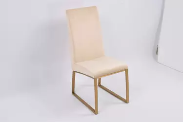 Стул обеденный Милан MC819-BG-1, 63х45х99, бежевый/матовое золото
