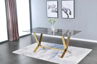 Стол обеденный Дориан DT-2853.1, 180х90х75 см, серый мрамор