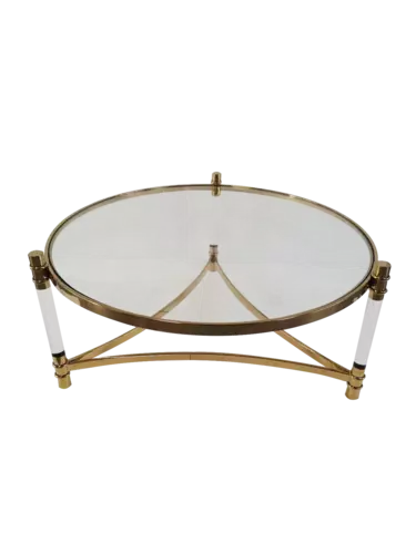 Стол журнальный Экселент   MH1796CT, 104х104х46см, золото