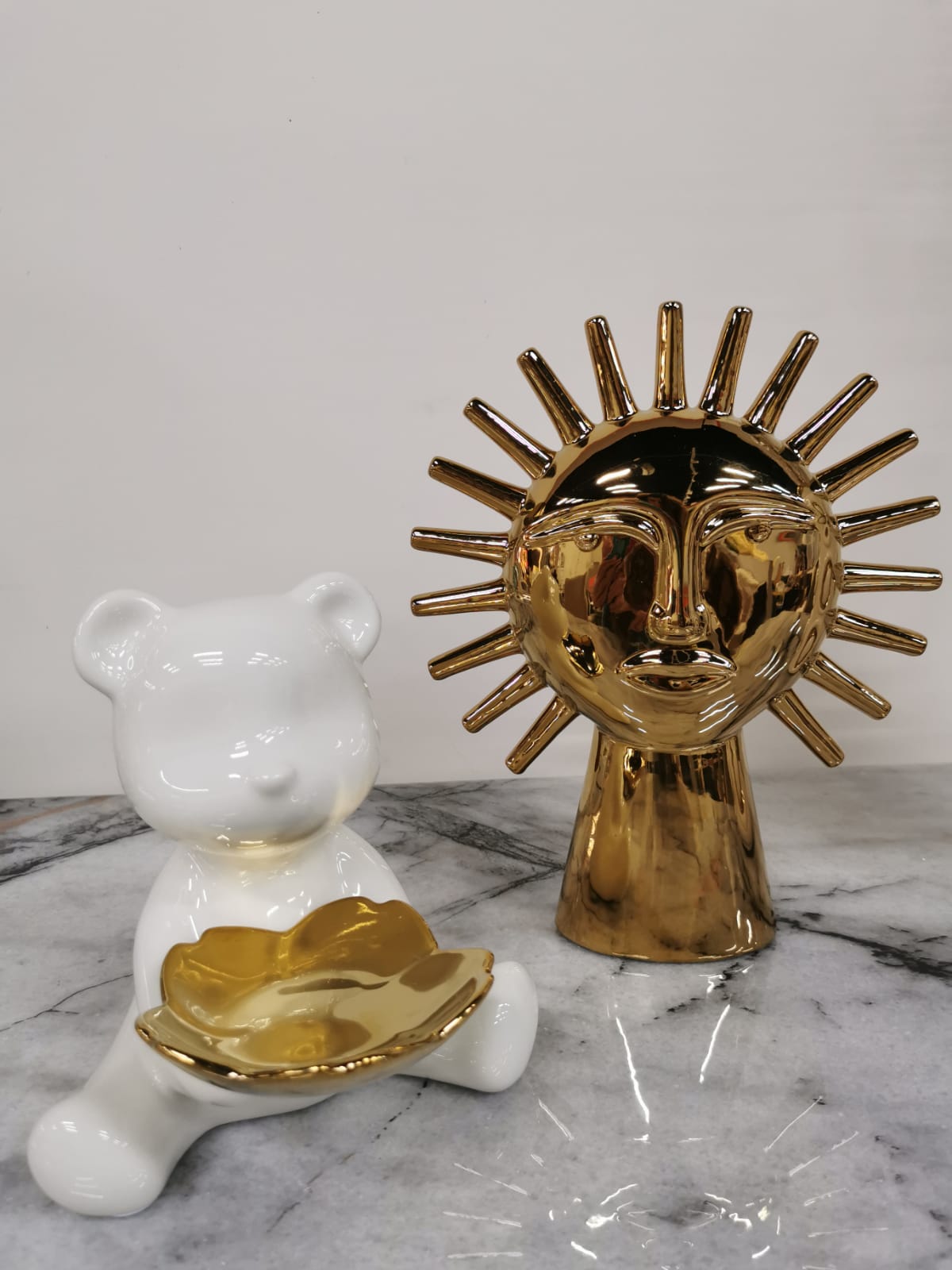 Статуэтка Солнце IST-084, 25х31 см, золотой глянцевый