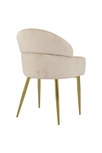 Стул обеденный Берклей D-1202D, бежевый/золото
