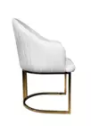 Стул обеденный Пандора Гранд MC883-BG-2 , молочный/глянцевое золото