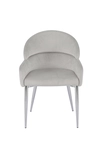 Стул обеденный Берклей D-1202D, серый/хром