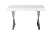 Стол-консоль Рокки MJ-001, 120х55х76 см, белый/хром