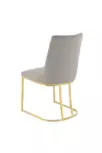 Стул обеденный Пресли DX-2055-1.1, 42х44х92, серый, золото