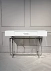 Стол-консоль Гарда-1 P-MJ-003, 120х40х76 см, белый/хром