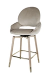 Стул барный Виола BS1376-BG-4, 55х46х105 см, бежевый/орех
