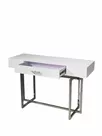 Стол-консоль Гарда-1 P-MJ-003, 120х40х76 см, белый/хром