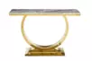 Стол-консоль Лира IST-806,120х40х76 см, светло-серый/золотой