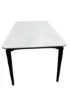 Стол обеденный Блум ART2922-140W, 140х80х75 см, белая керамика/черный